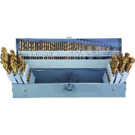 Morse Jobber Length Drill Set, 3in1 Combination General Purpose, Series 8000, Imperial System of Measur 18004